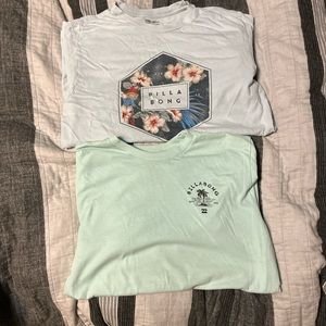 blue billabong t shirts